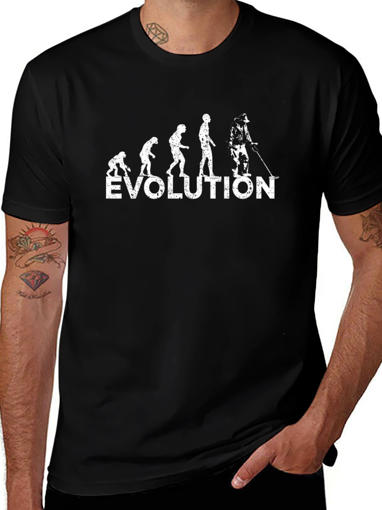 Evolution Metal Detecting Black T-Shirt