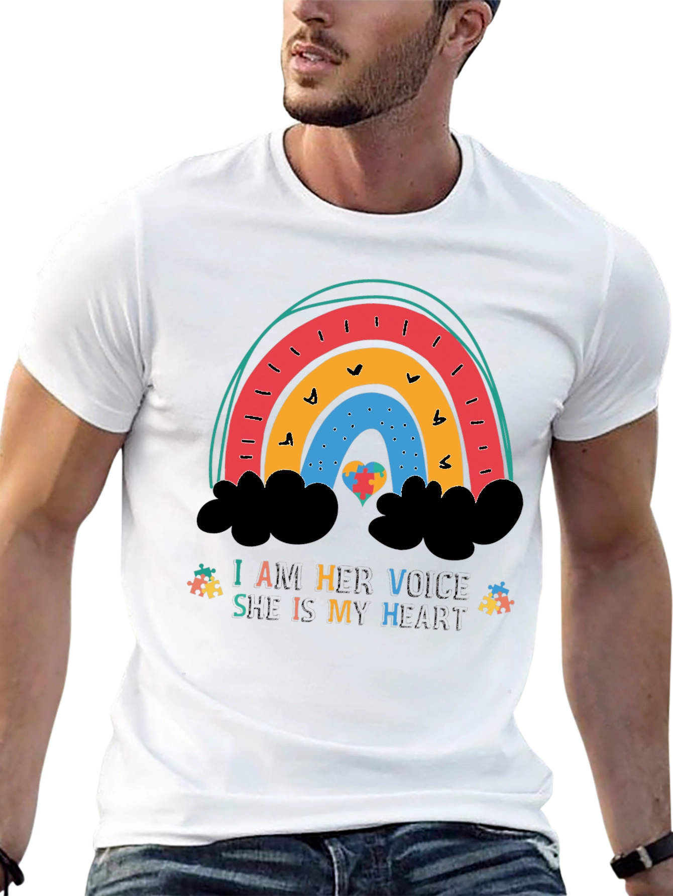 I Am Her Voice Autism Awareness Tee