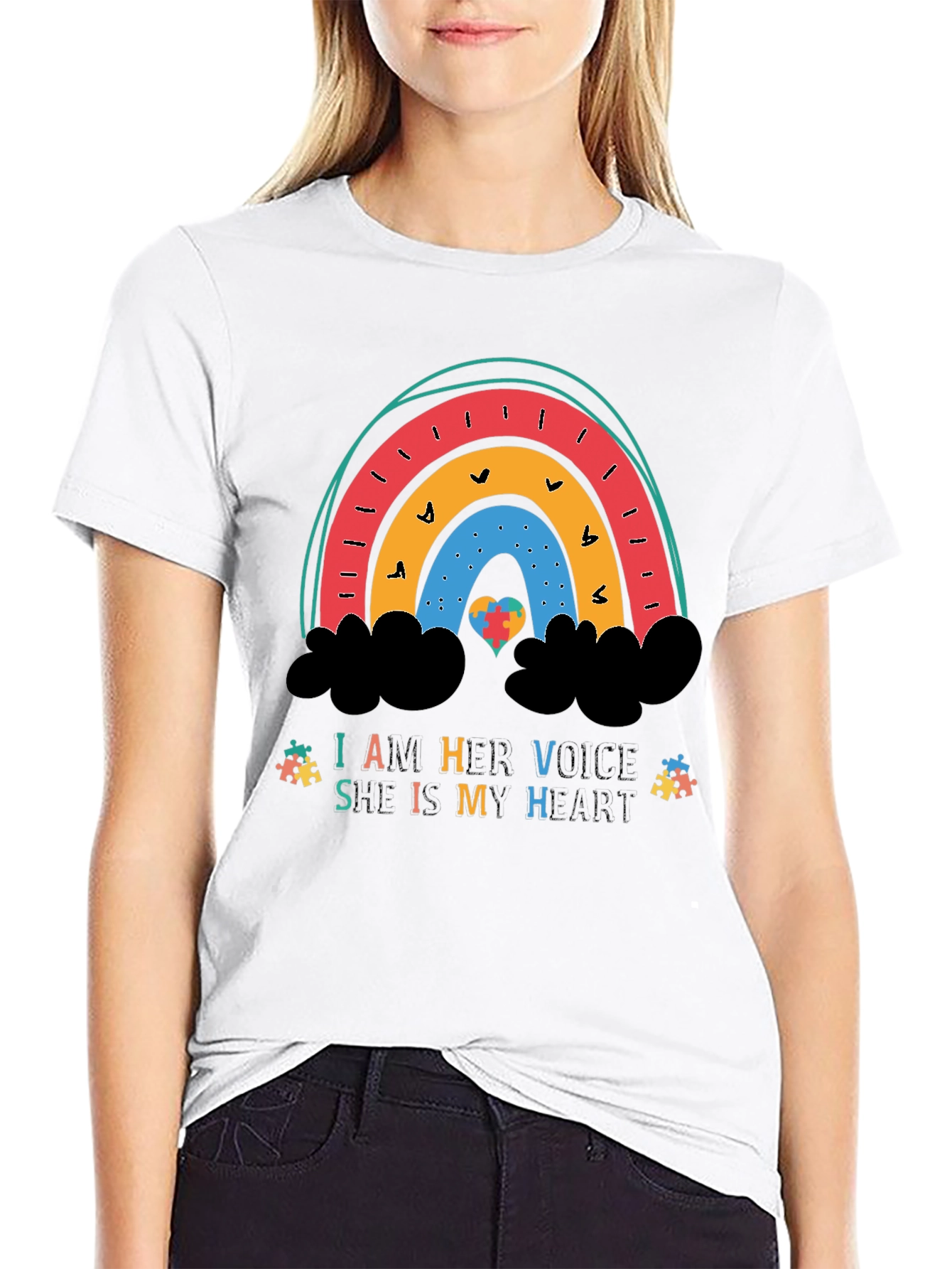I Am Her Voice Autism Awareness Tee