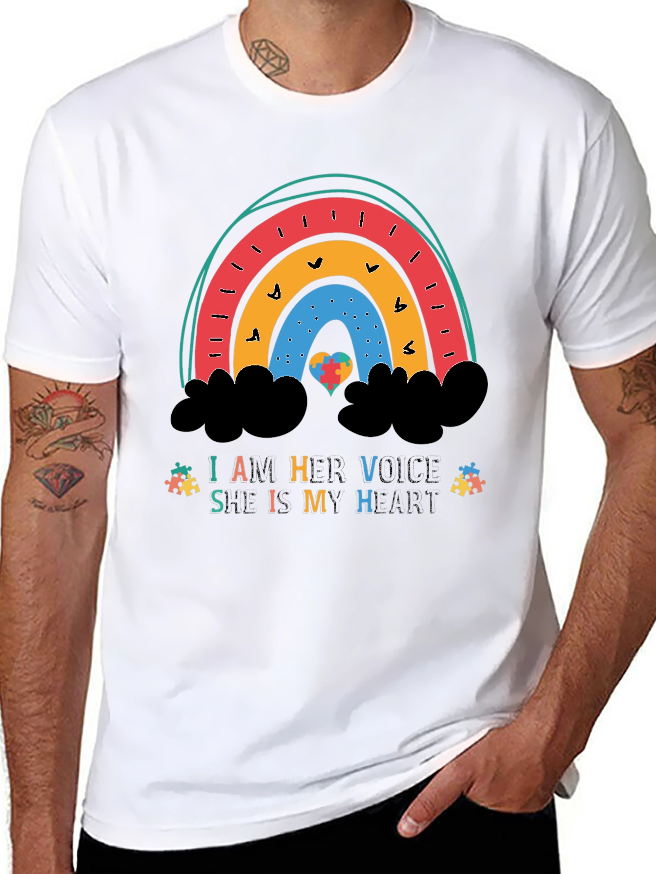 I Am Her Voice Autism Awareness Tee