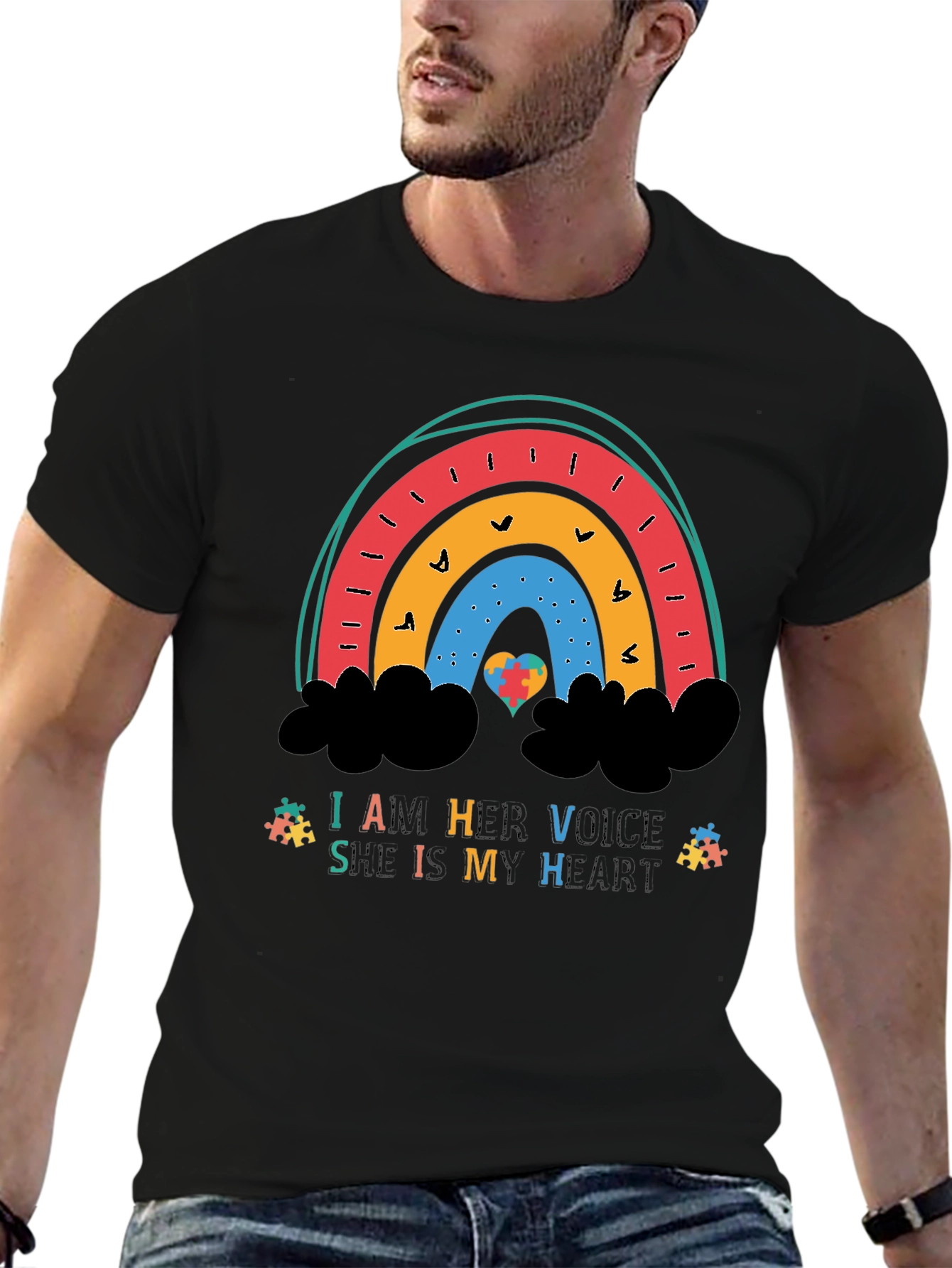 I Am Her Voice Autism Awareness Tee