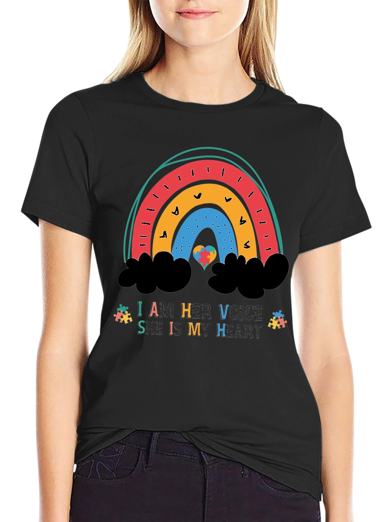 I Am Her Voice Autism Awareness Tee