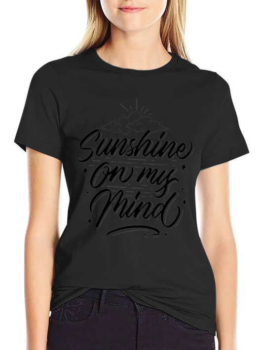 Sunshine On My Mind Black Graphic Tee