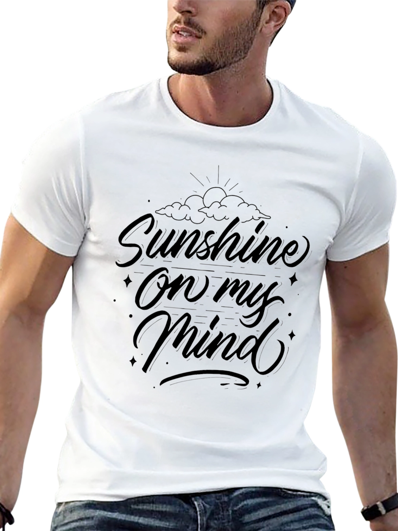 Sunshine On My Mind Black Graphic Tee