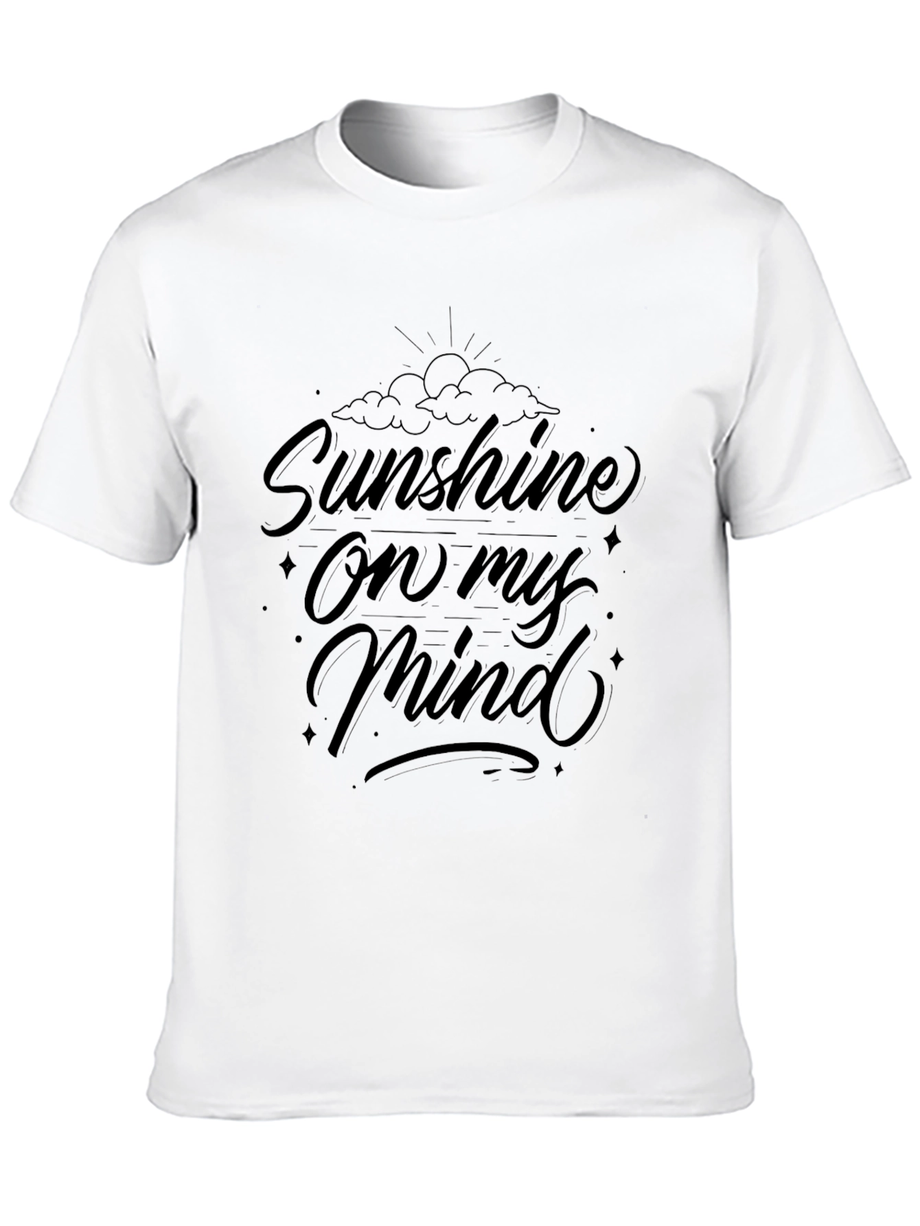 Sunshine On My Mind Black Graphic Tee
