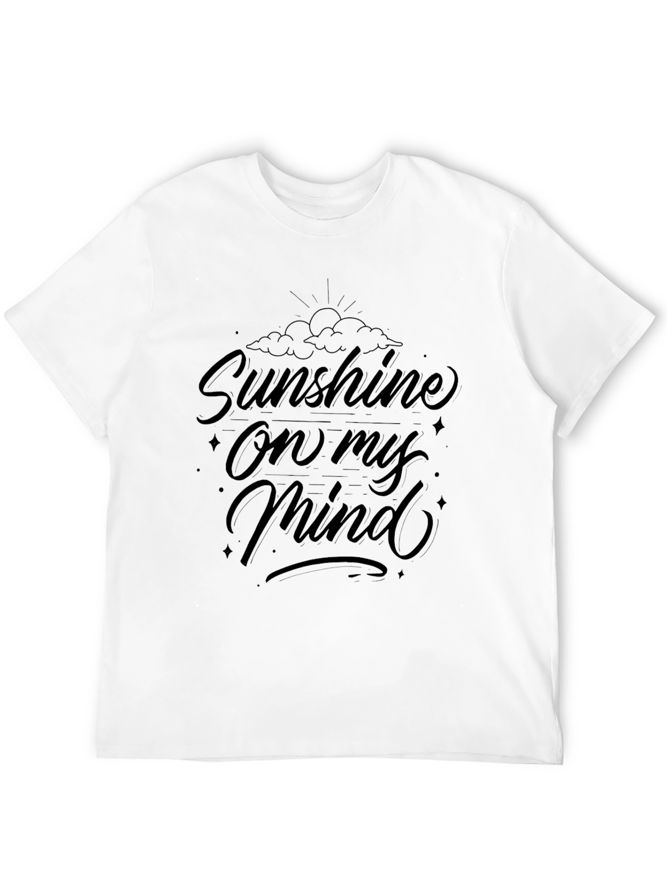 Sunshine On My Mind Black Graphic Tee