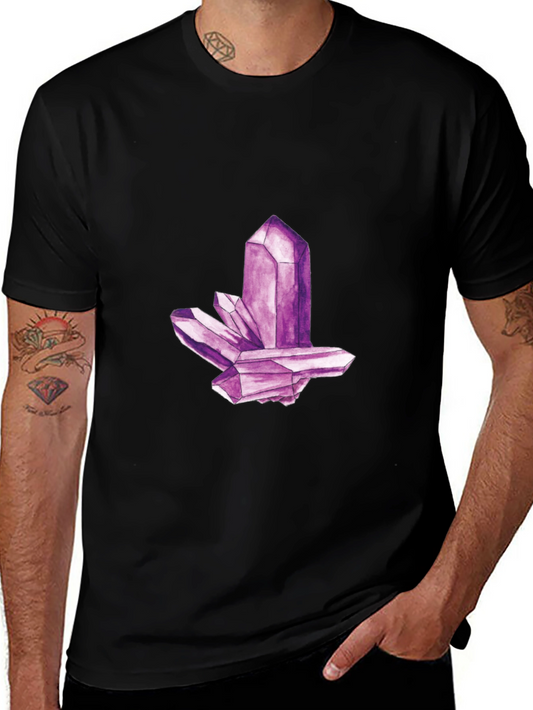 Amethyst Crystal Graphic T-Shirt - Unisex