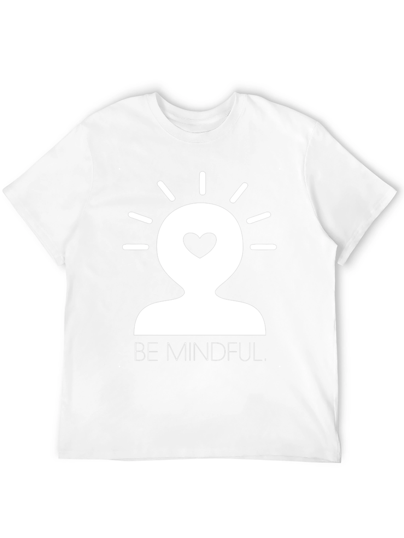 Be Mindful Graphic Tee - Black Cotton T-Shirt