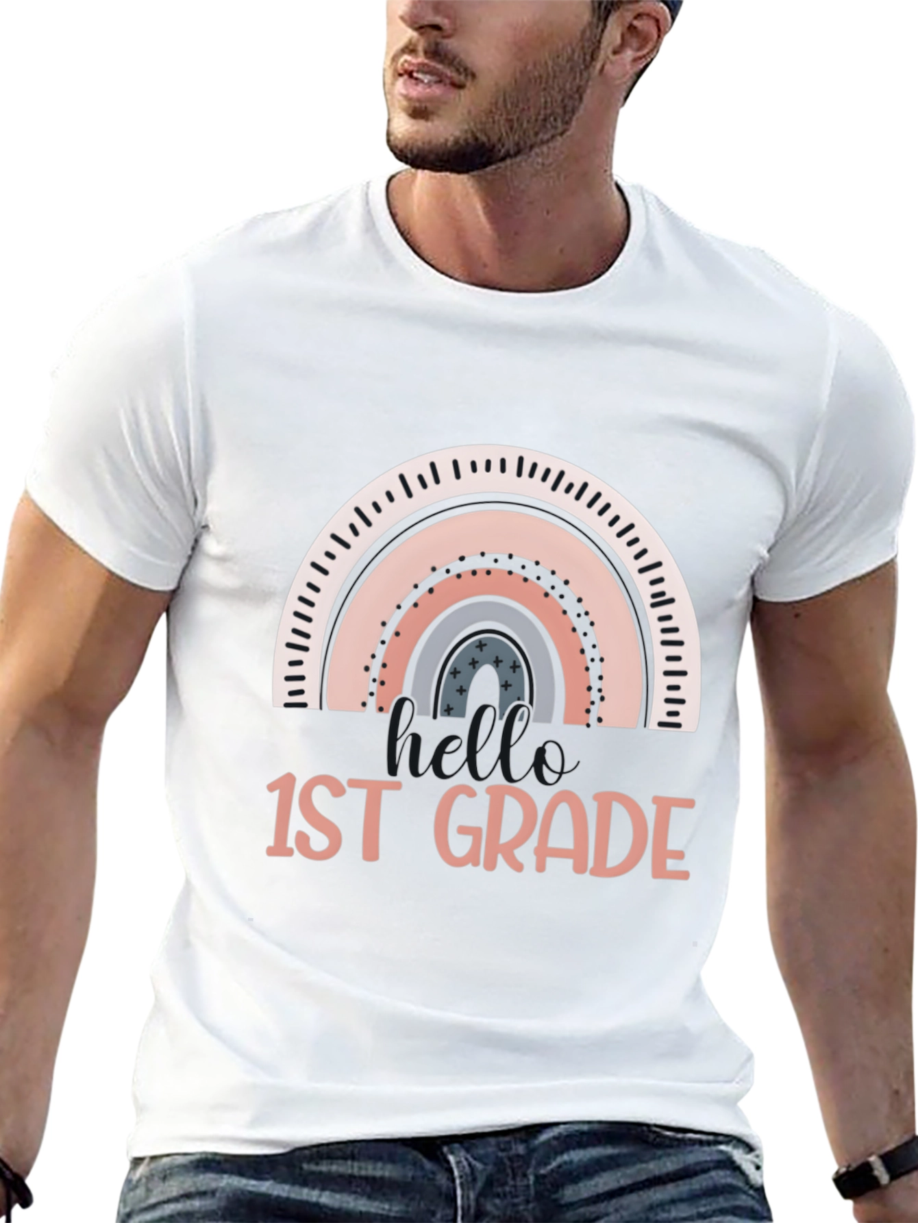 1st Grade Rainbow T-Shirt - Back to School
