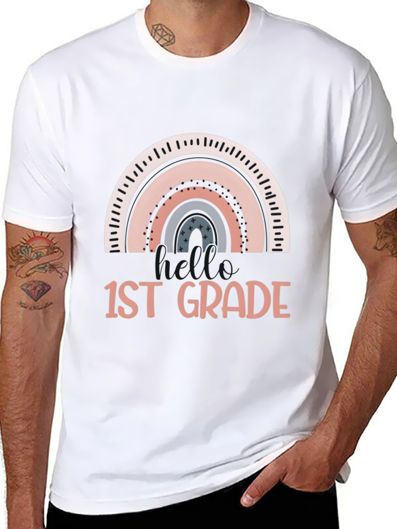 1st Grade Rainbow T-Shirt - Back to School