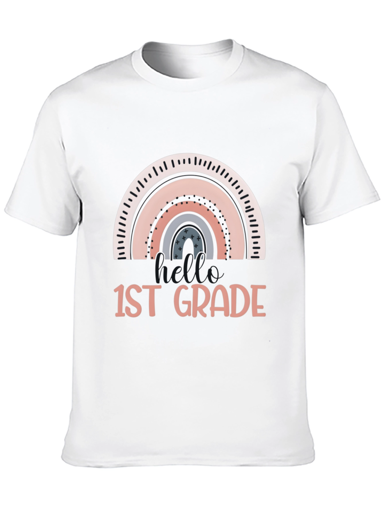 1st Grade Rainbow T-Shirt - Back to School