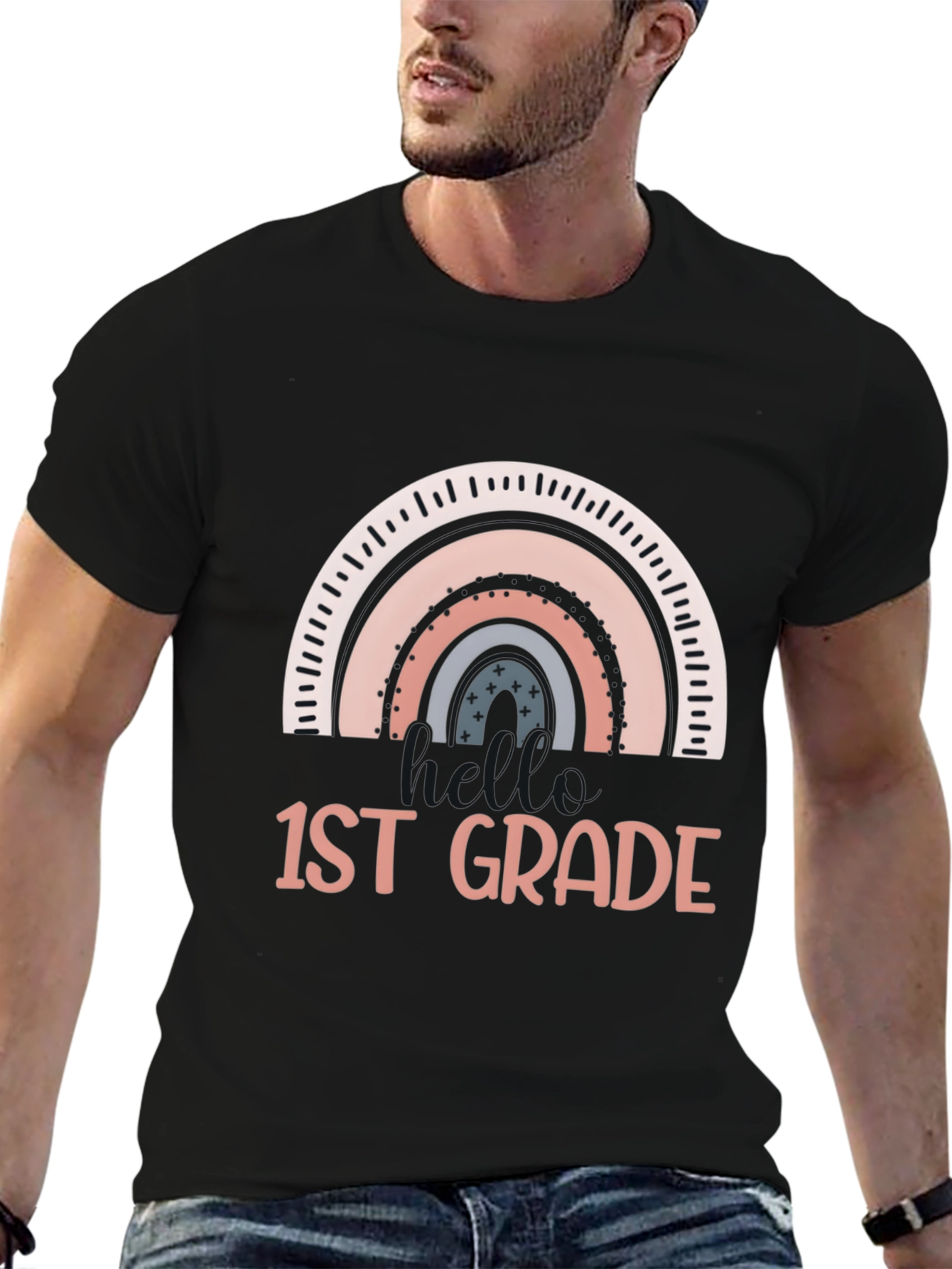 1st Grade Rainbow T-Shirt - Back to School