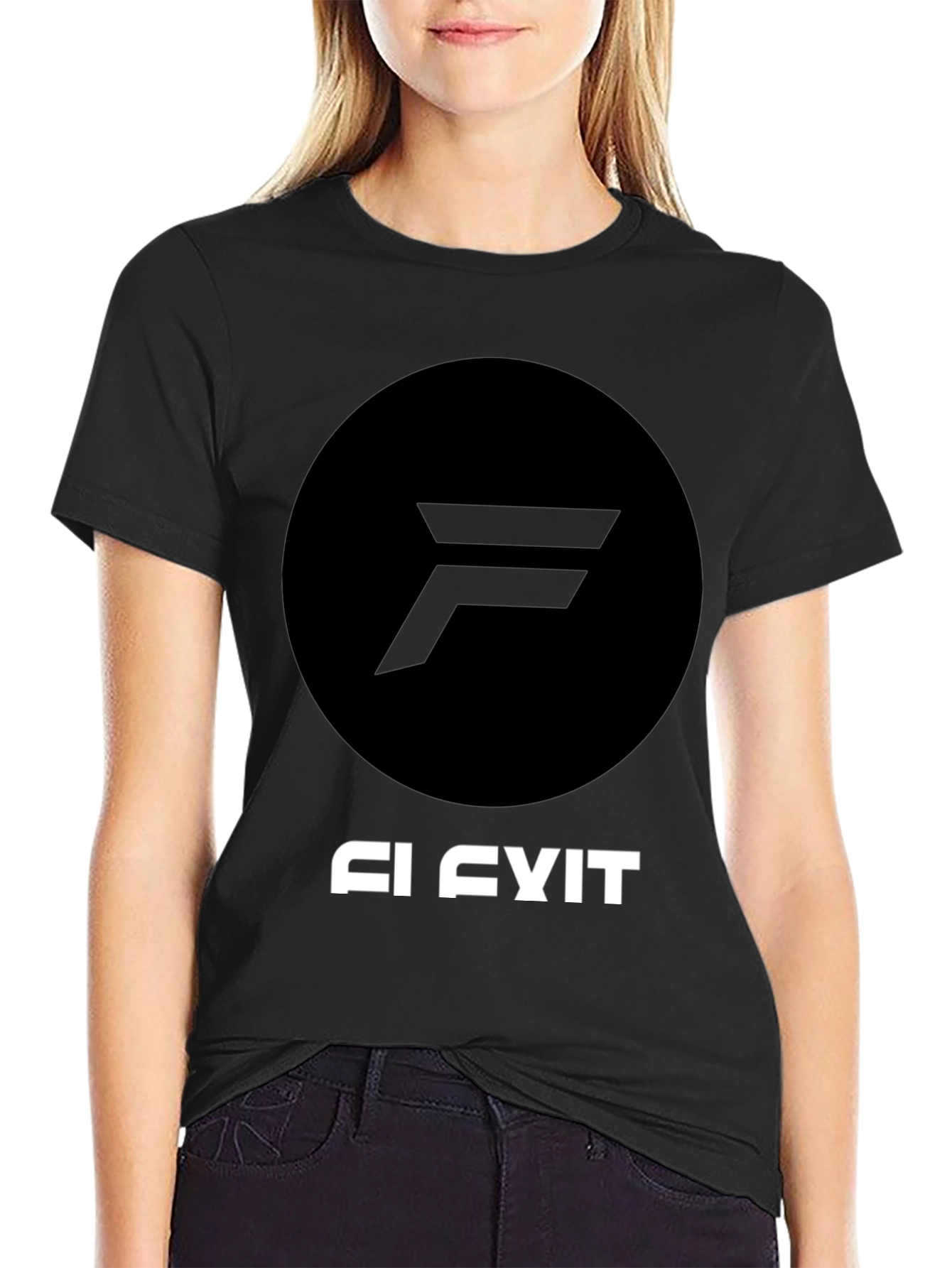 Elevate Exit Black Graphic Tee