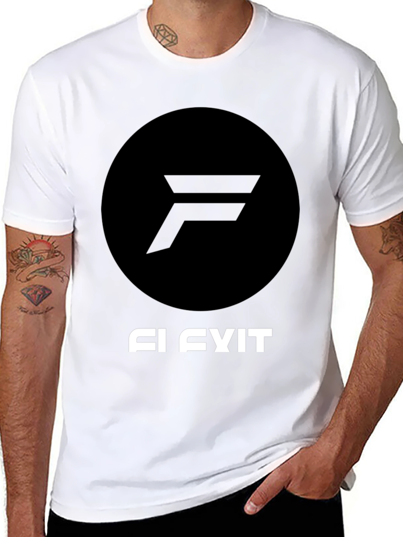 Elevate Exit Black Graphic Tee
