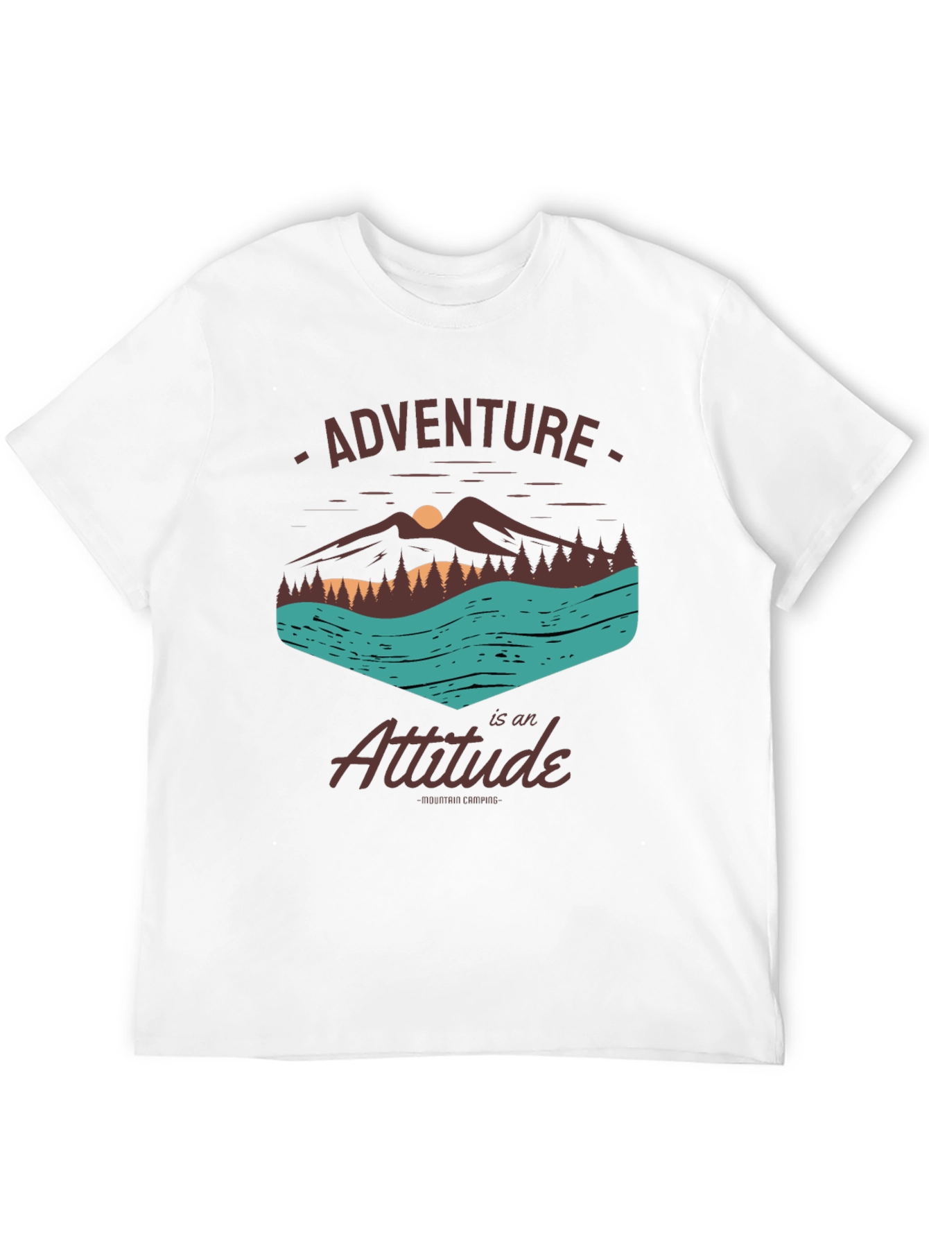 Adventure Attitude Black Graphic Tee