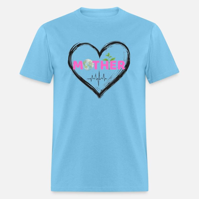 Earth Mother Handdrawn Heartbeat Retro Eco Vintage