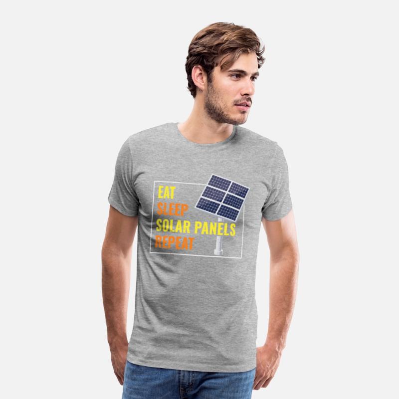 Eat Sleep Solar Panels Photovoltaic Sun