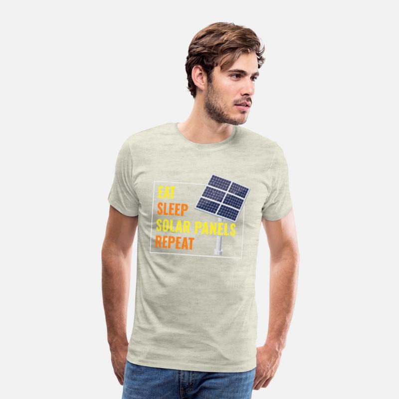Eat Sleep Solar Panels Photovoltaic Sun