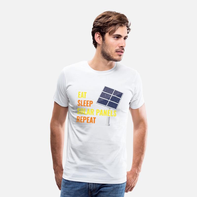 Eat Sleep Solar Panels Photovoltaic Sun