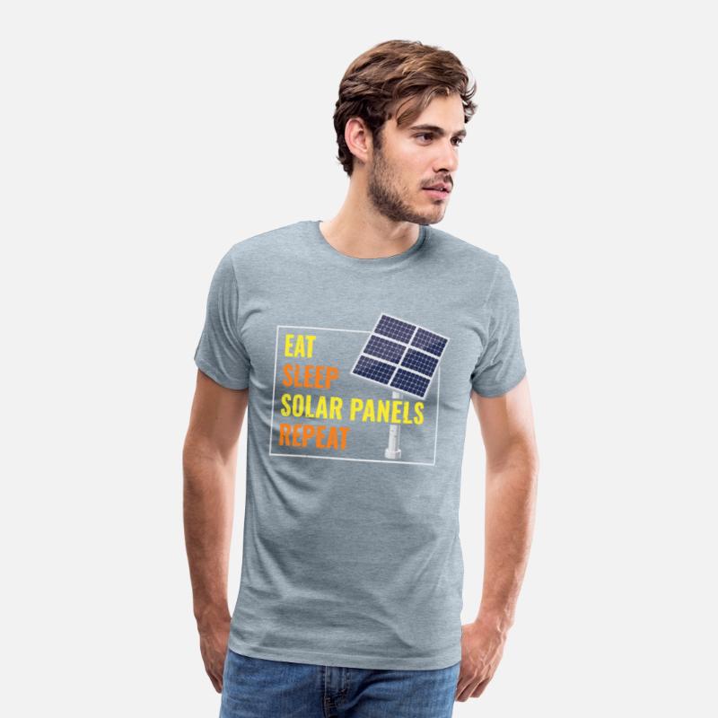 Eat Sleep Solar Panels Photovoltaic Sun