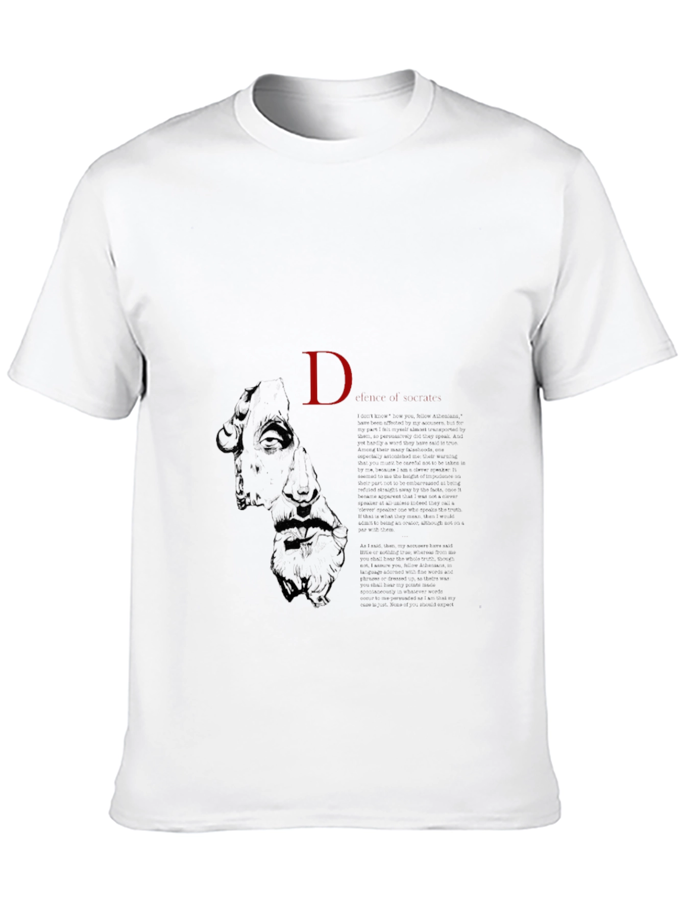 Mens Graphic Print T-Shirt - Black