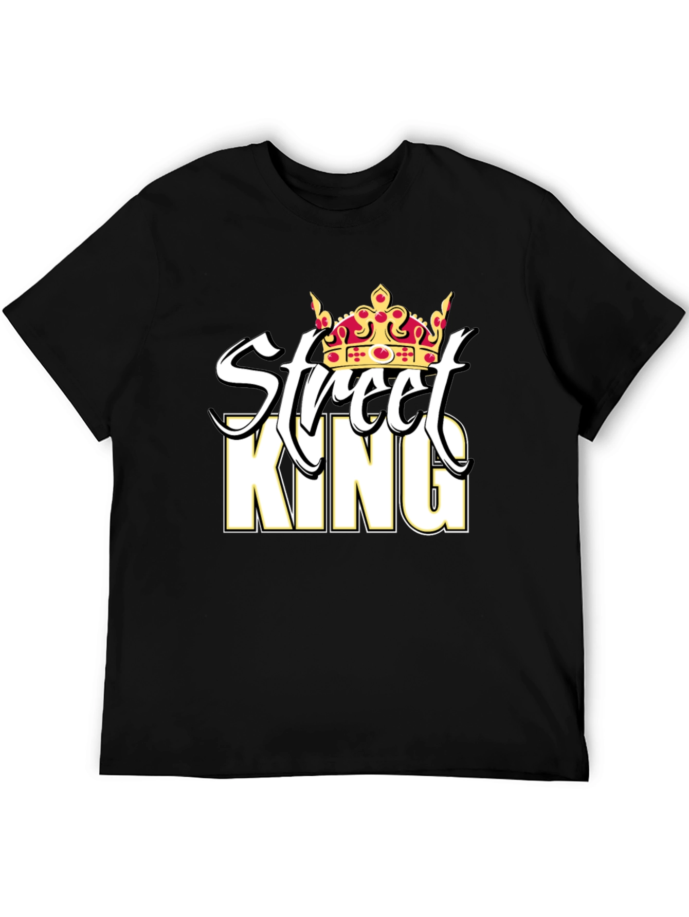 Street King Graphic Tee - Black