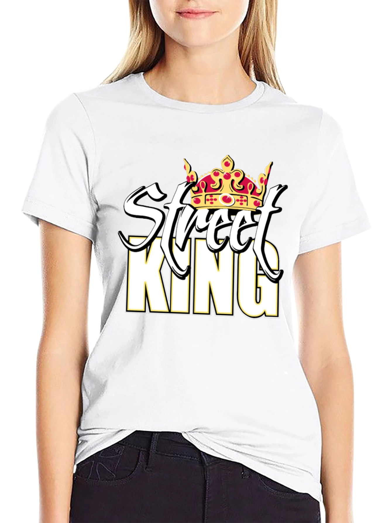 Street King Graphic Tee - Black