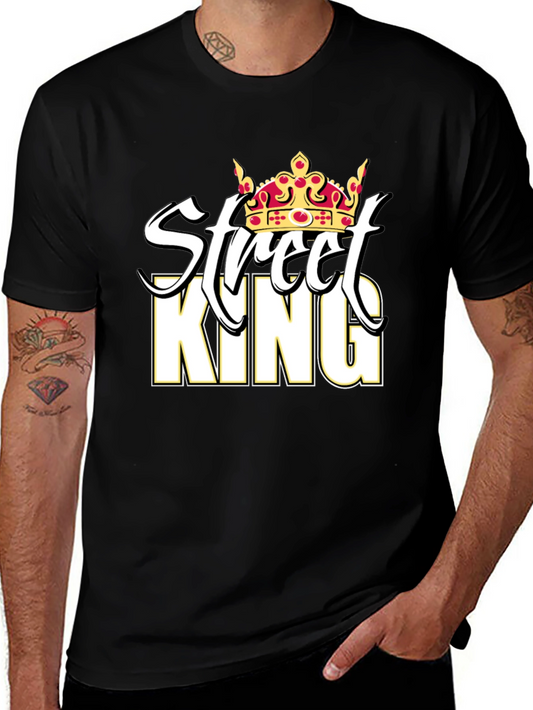 Street King Graphic Tee - Black