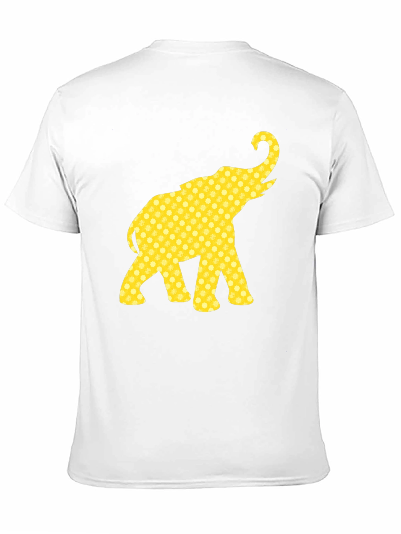Elephant Print Black T-Shirt