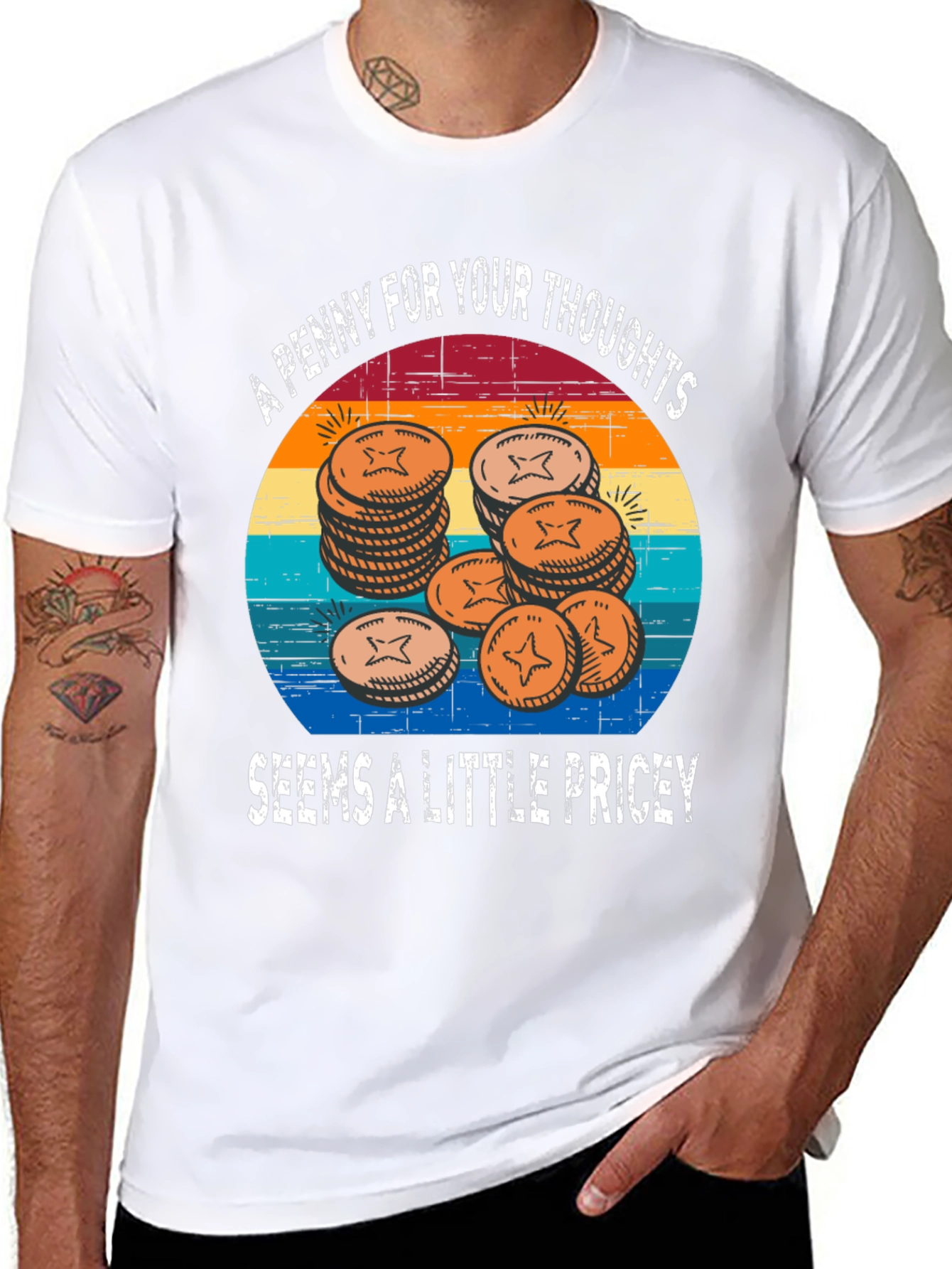 A Penny For Your Thoughts Graphic Tee