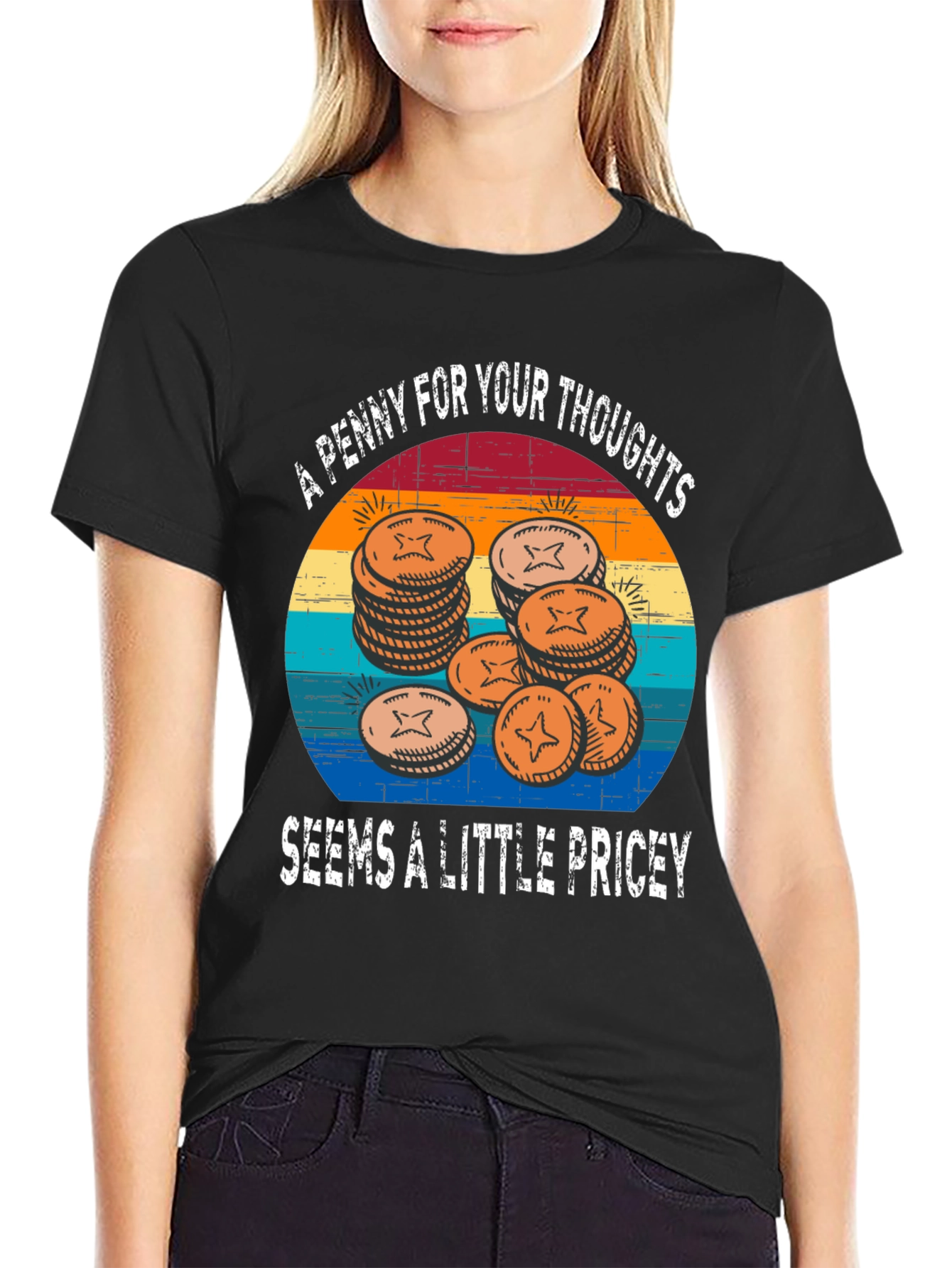A Penny For Your Thoughts Graphic Tee