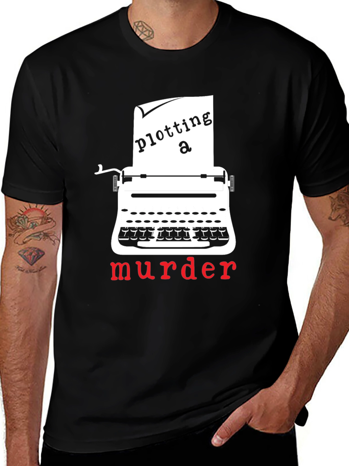 Plotting a Murder Graphic Tee