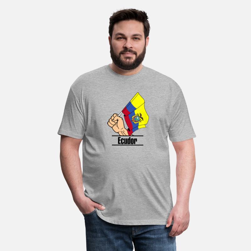 Ecuador flag fist text´Ecuador´