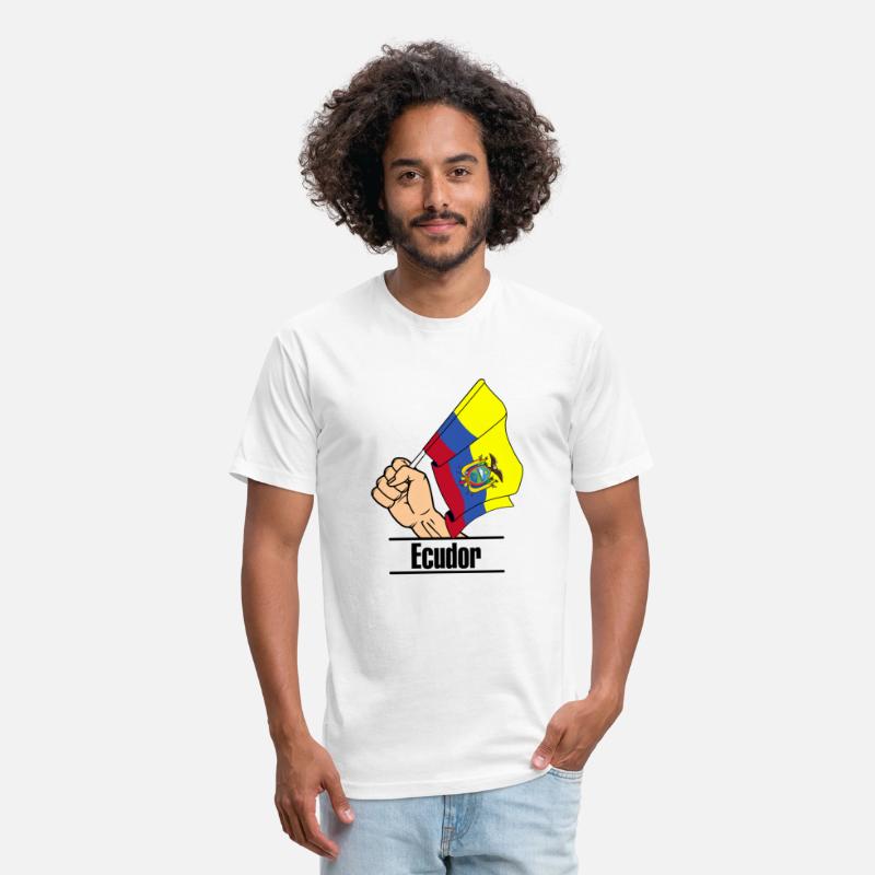 Ecuador flag fist text´Ecuador´