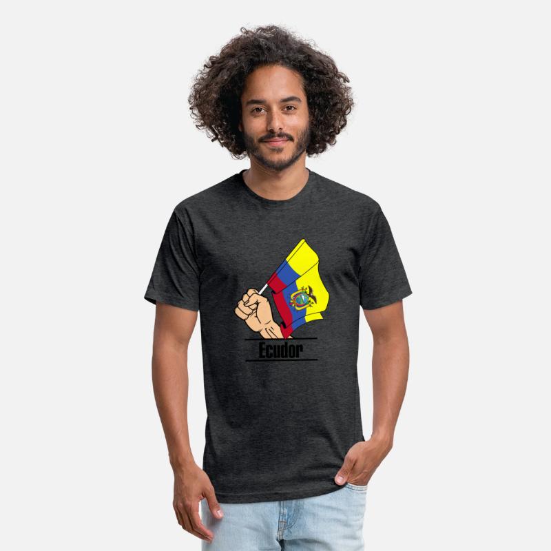 Ecuador flag fist text´Ecuador´