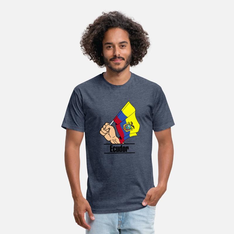 Ecuador flag fist text´Ecuador´
