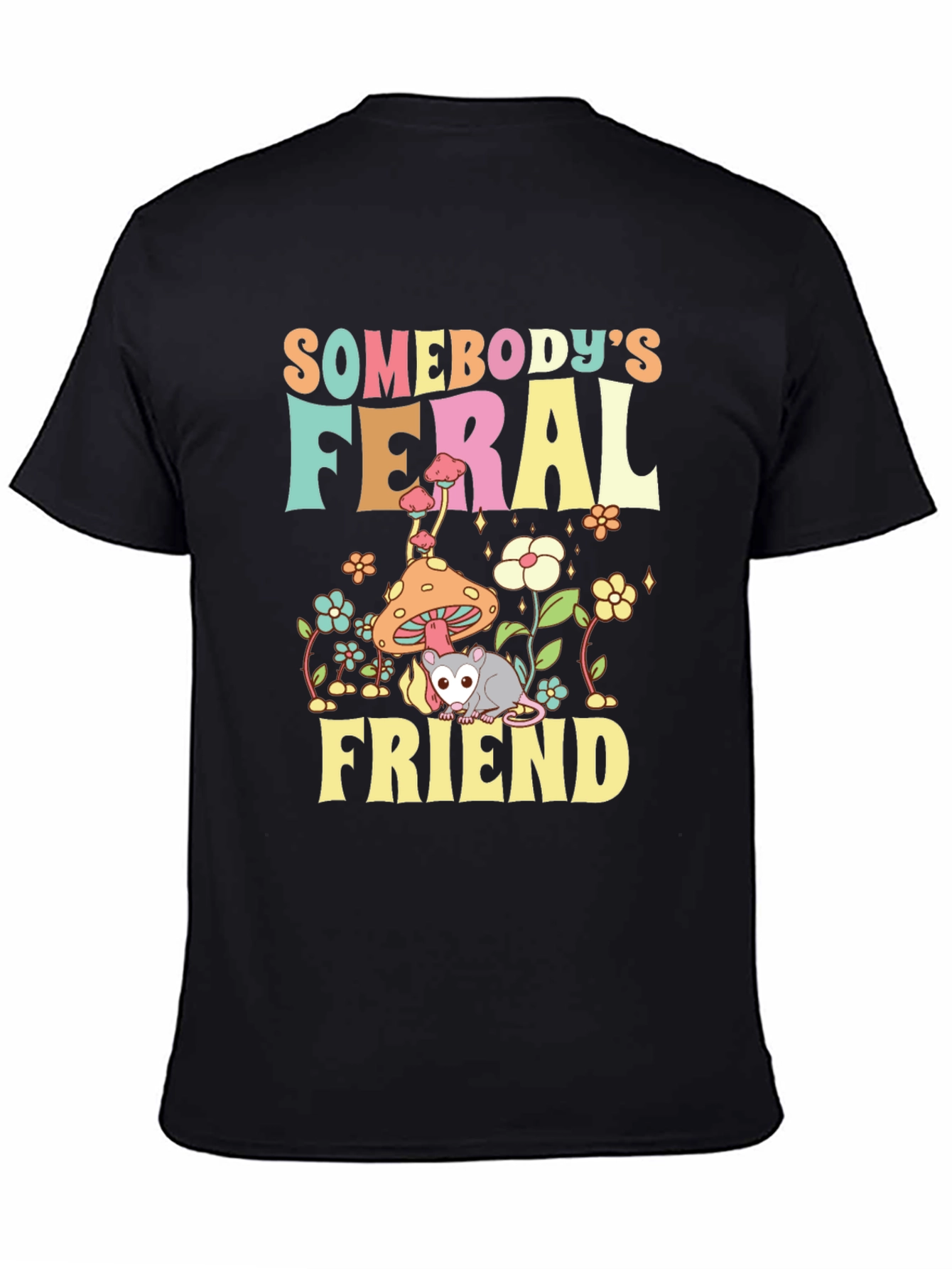 Feral Friend Graphic T-Shirt