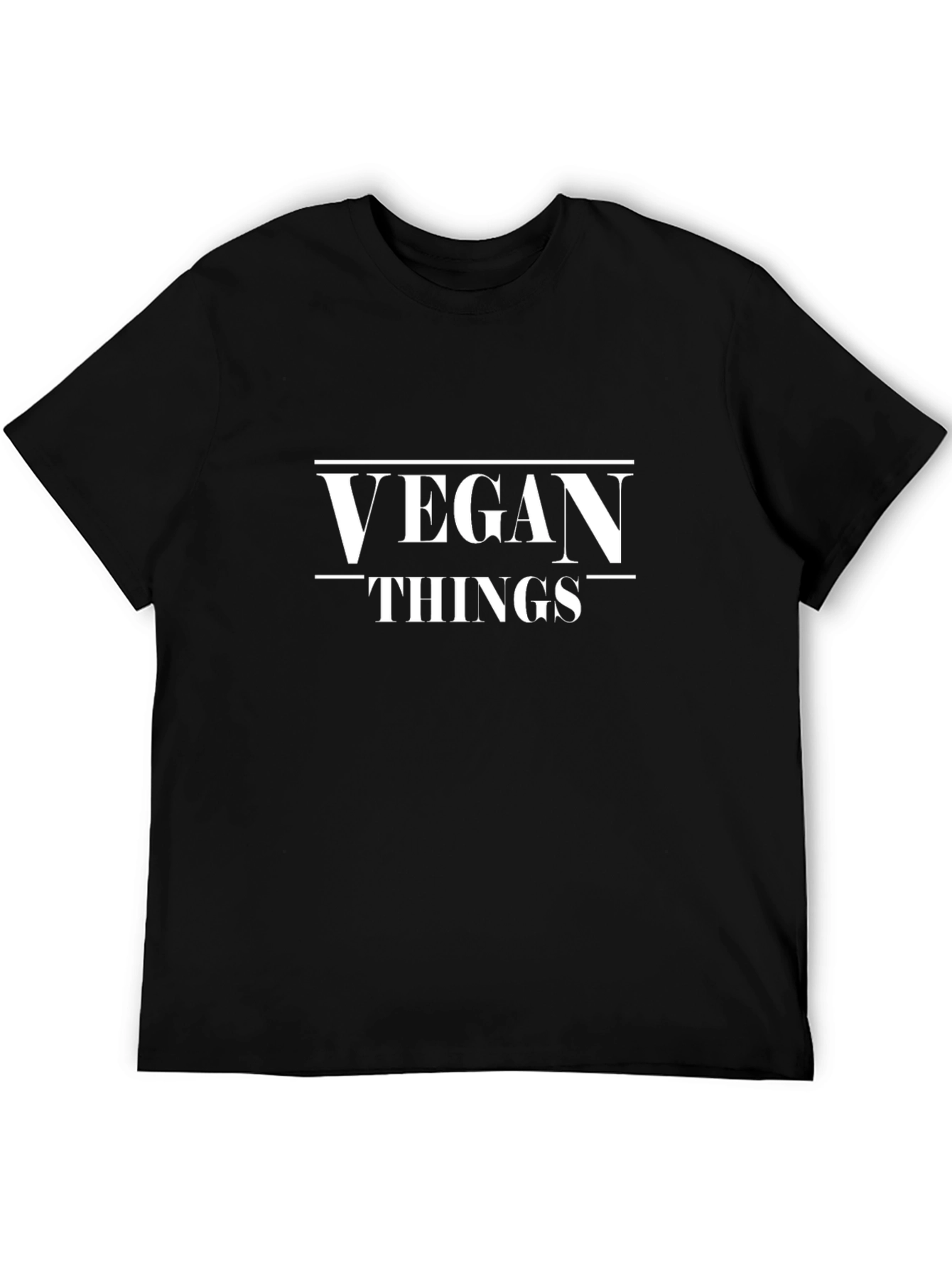 Vegan Things Graphic T-Shirt -  Comfortable Cotton Blend