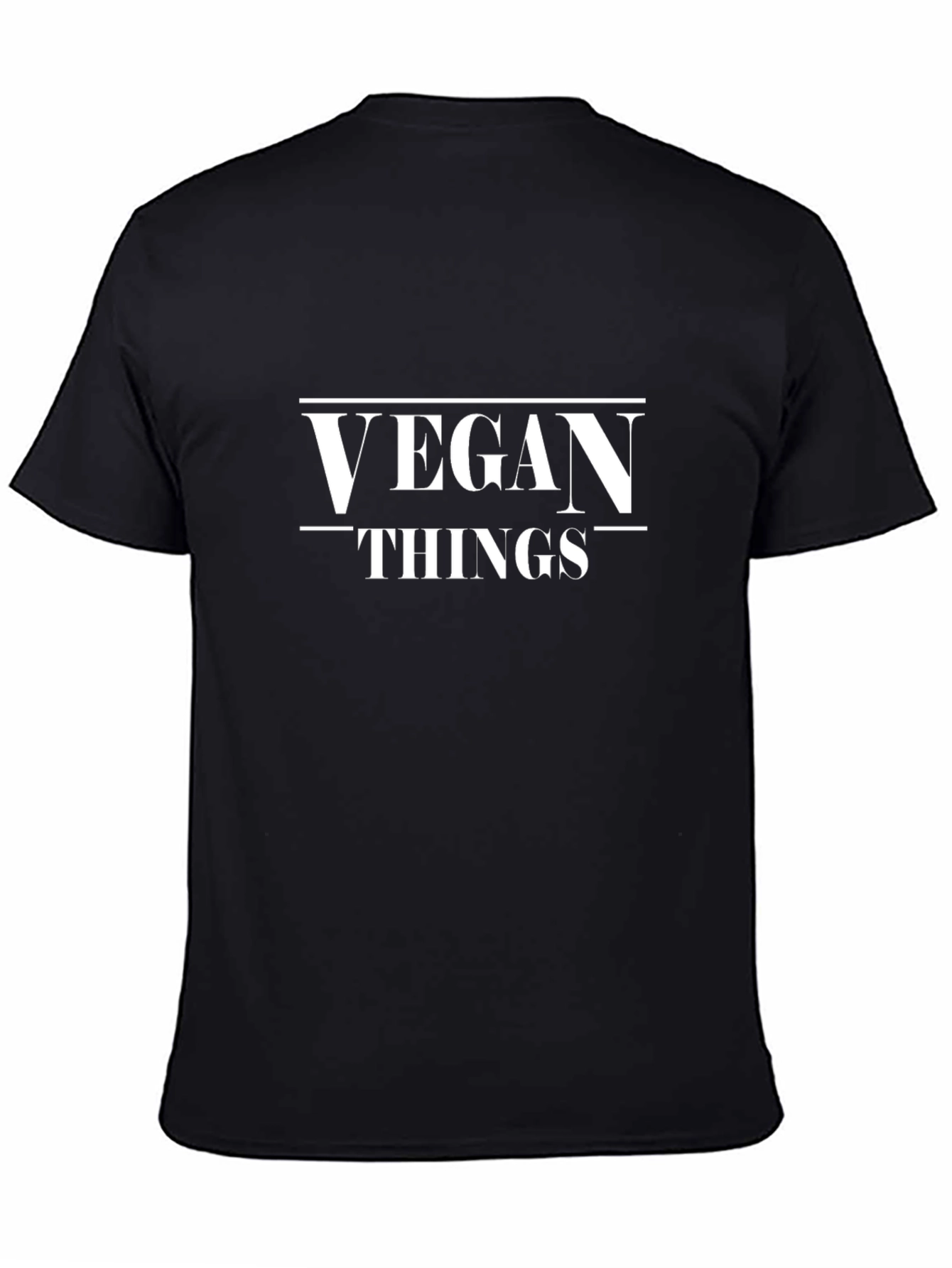 Vegan Things Graphic T-Shirt -  Comfortable Cotton Blend