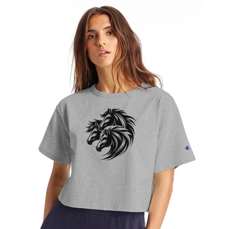 Elegant Horse Heads With Wild Manes