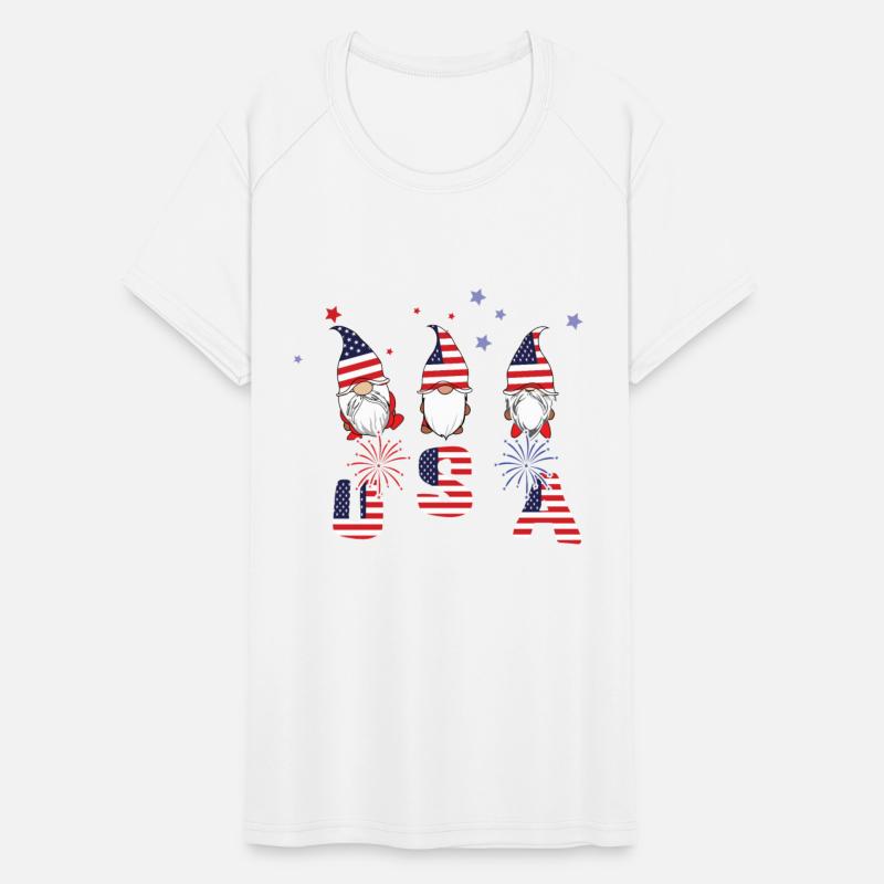 Elf Dwarf Gnome America American Flag 4th Of July