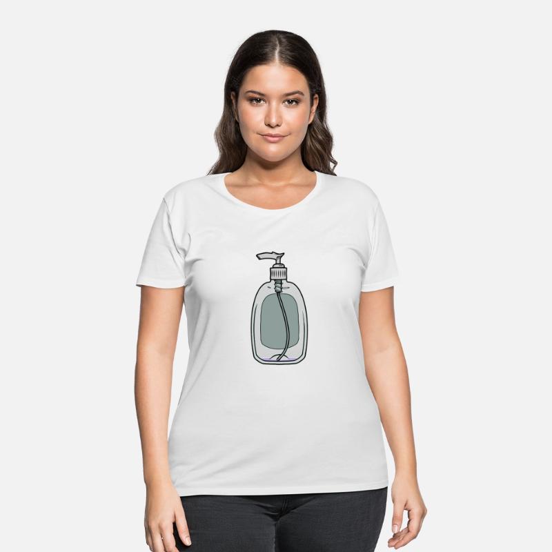 Empty bottle of hand soap