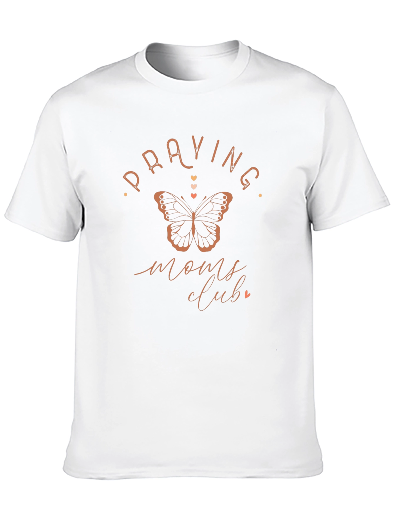Praying Moms Club Butterfly Graphic T-Shirt