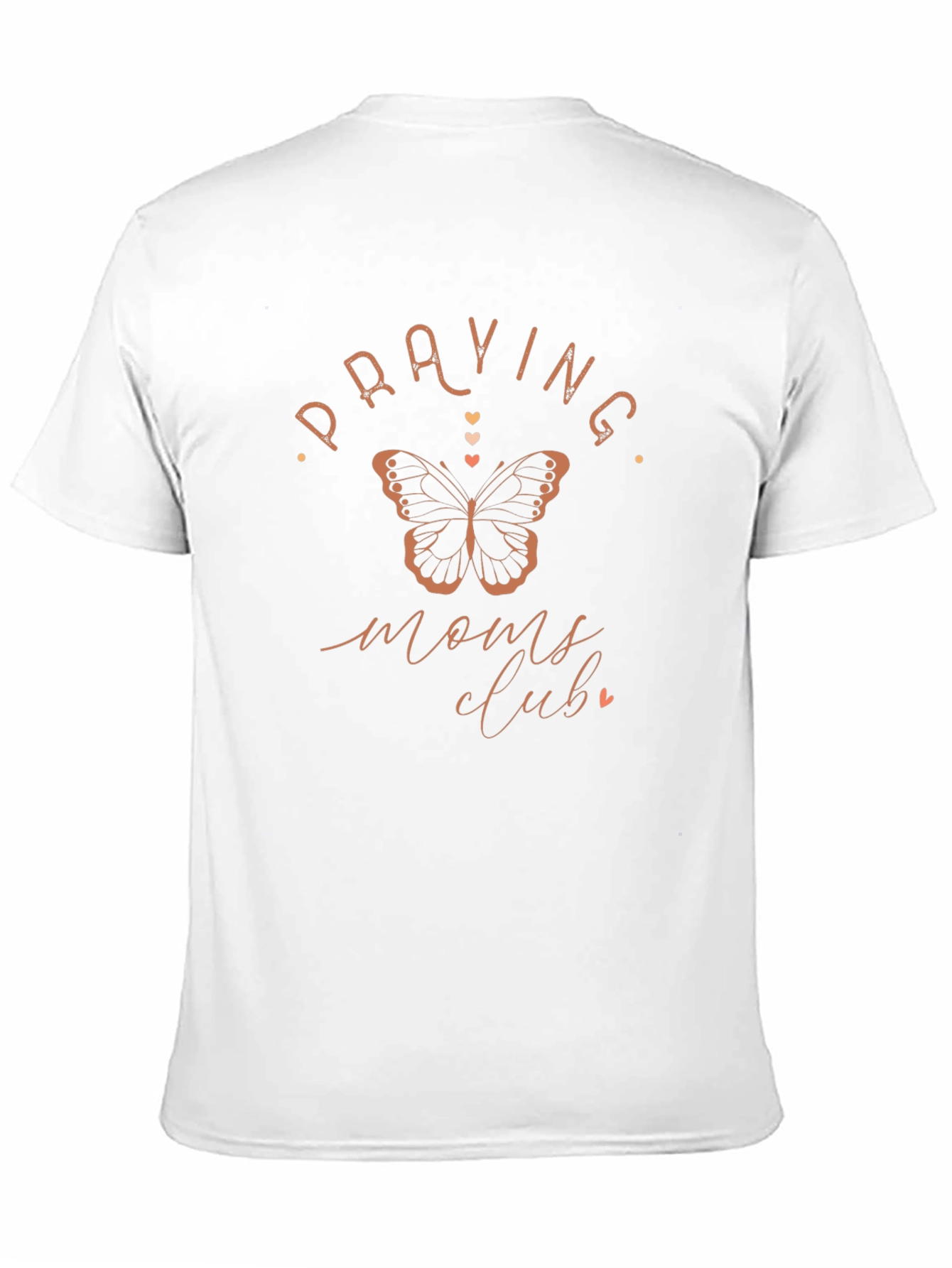 Praying Moms Club Butterfly Graphic T-Shirt