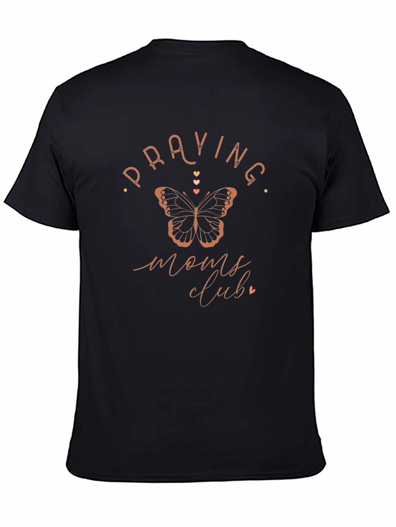 Praying Moms Club Butterfly Graphic T-Shirt