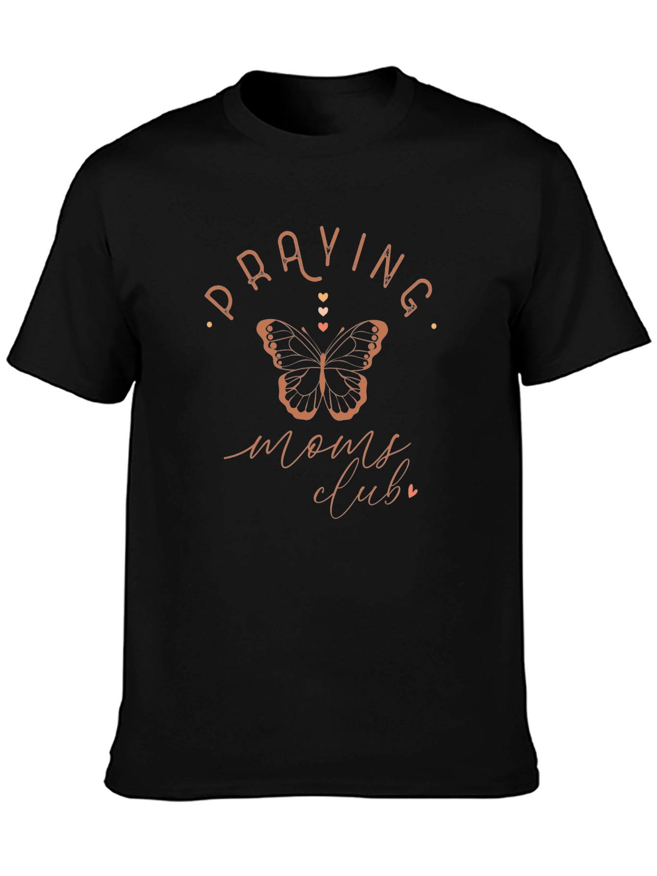 Praying Moms Club Butterfly Graphic T-Shirt