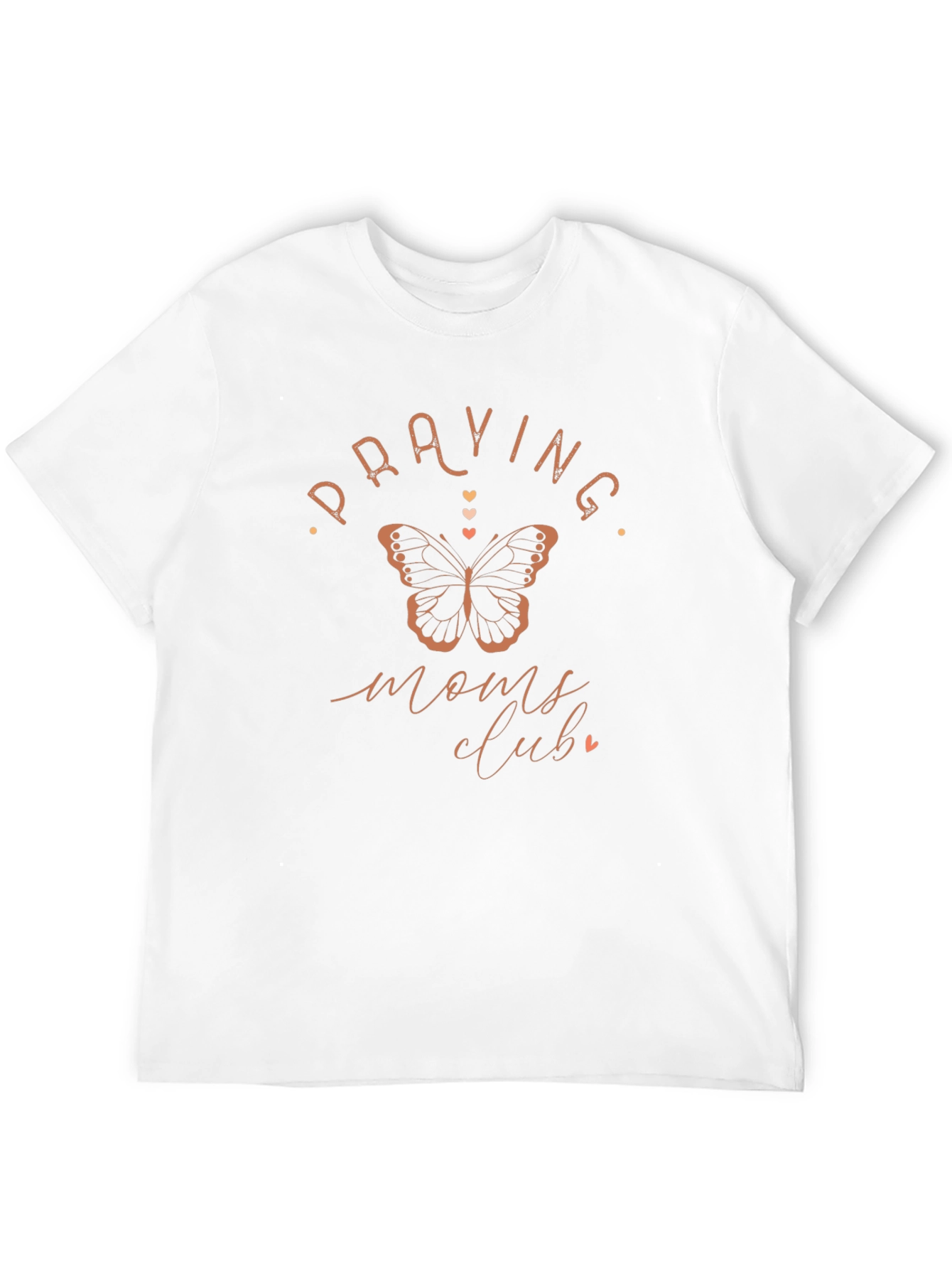 Praying Moms Club Butterfly Graphic T-Shirt