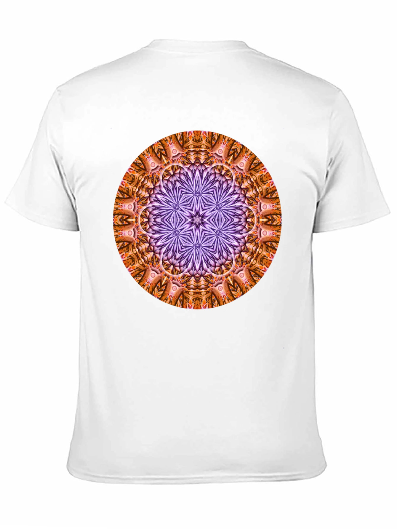 Geometric Mandala T-Shirt - Black