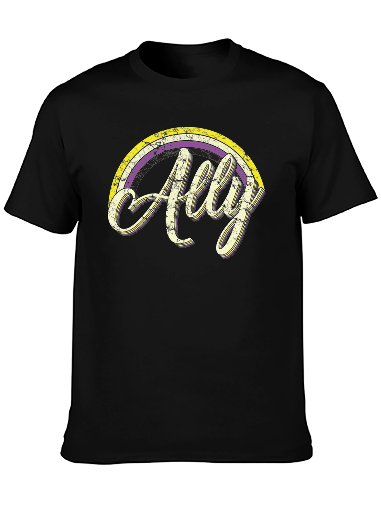 Ally Rainbow Graphic Tee