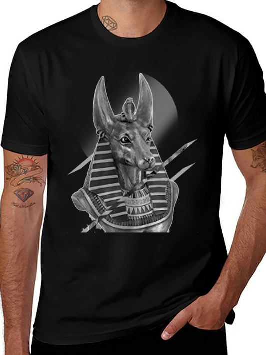 Anubis Graphic T-Shirt – Egyptian Mythology Art Tee